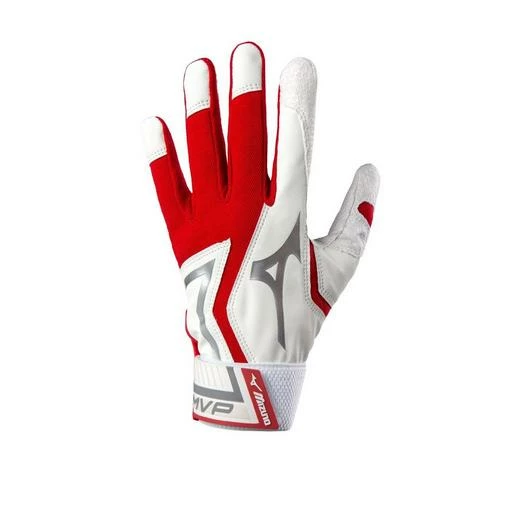 Mizuno MVP Youth Baseball Batting Gloves - Image 3