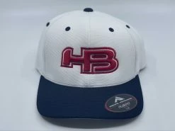 HB Sports Exclusive Pacific 498F Performance Flexfit Hat: Red Raider
