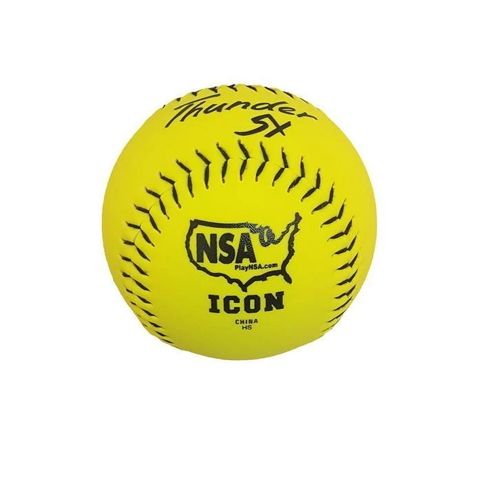 Dudley Thunder SY HYCON ICON NSA 12" Synthetic Slowpitch Softballs (DOZEN): 4E824Y - Image 2