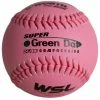Worth Pink 11" WSL Super Green Dot 47/400 Slowpitch Softballs (Dozen): WPS11WSLC